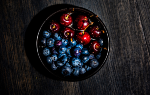 A Bowl Of Blackberries 